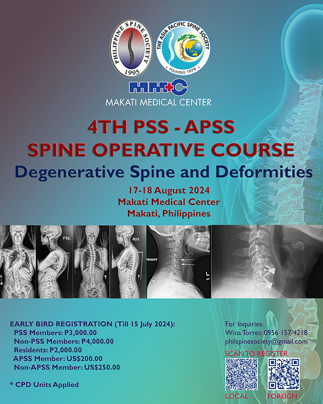 APSS-PSS Operative Spine Course 2024 (Philippines)