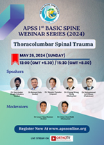 APSS 1st Basic Spine Webinar (2024 Series): Thoracolumbar Spinal Trauma