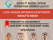 APSS 1st Basic Spine Webinar 2025