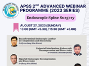 APSS - 2nd Advanced Spine Webinar Series 2023