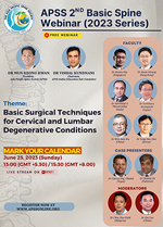 APSS 2nd Basic Spine Webinar