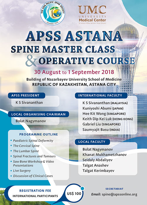 Apss Dhaka Spine Operative Course