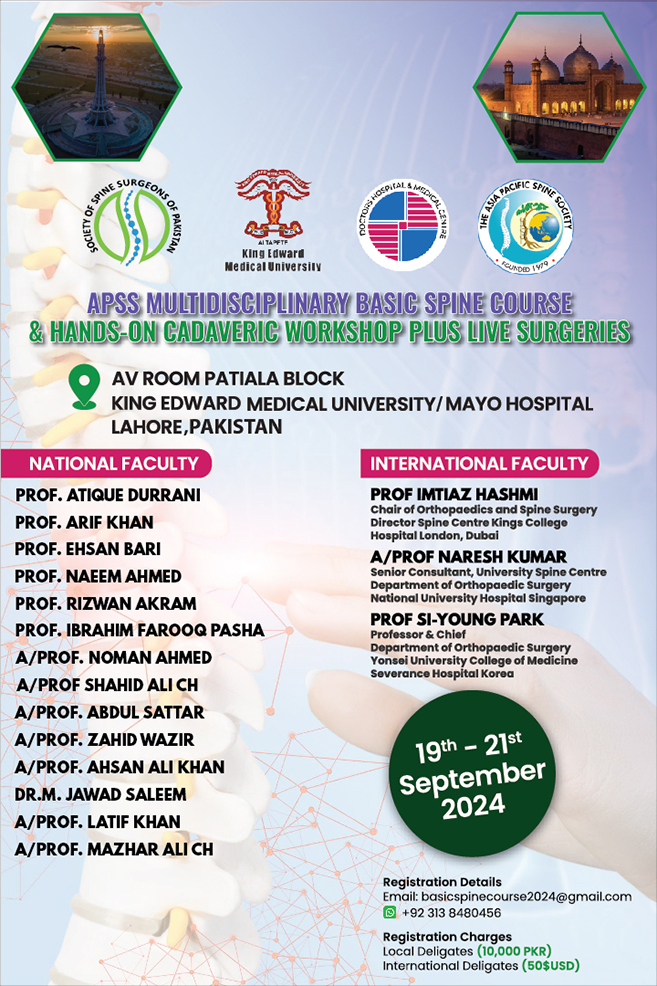 APSS Basic Spine Course Pakistan