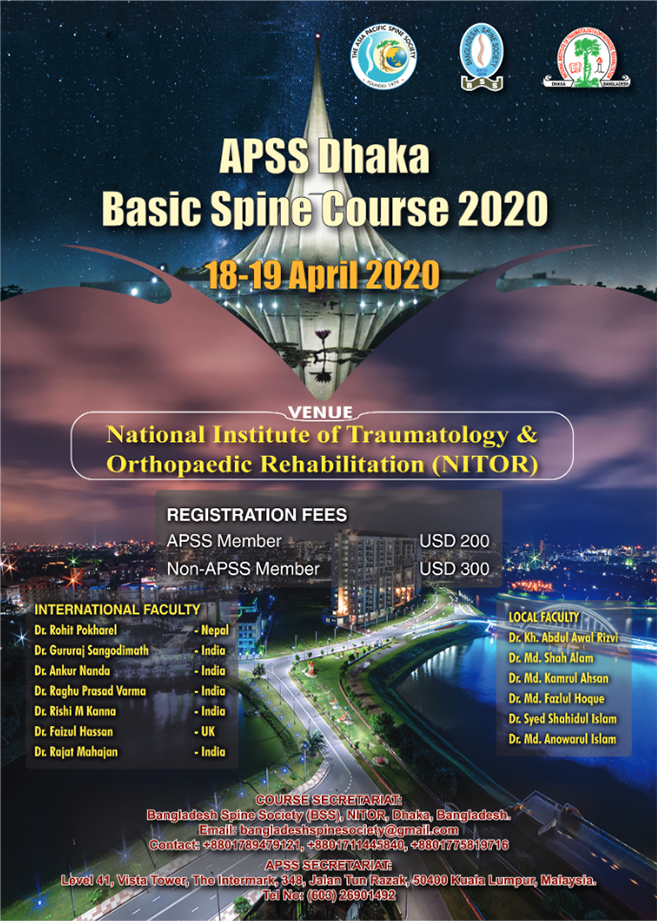 APSS Dhaka Basic Spine Course 2020