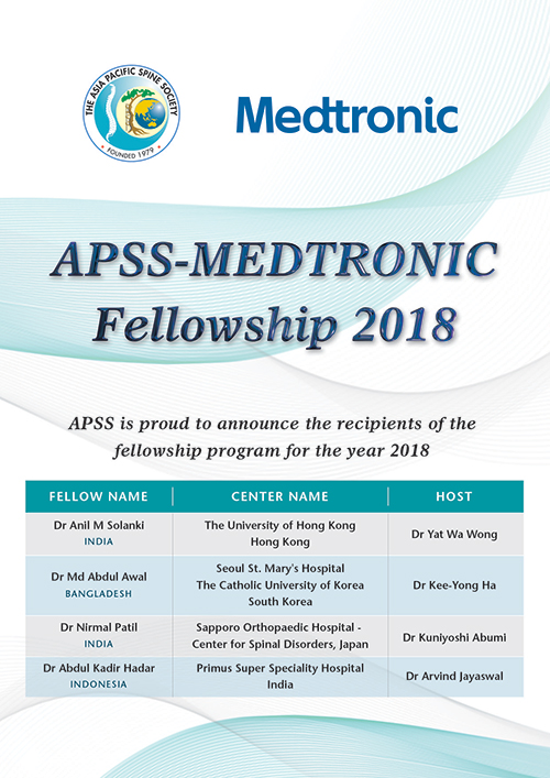 APSS Medtronic Fellowship 2018