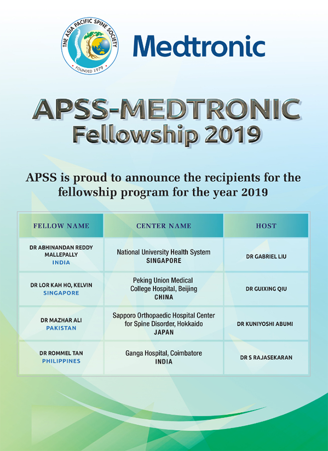 APSS Medtronic Fellowship 2019