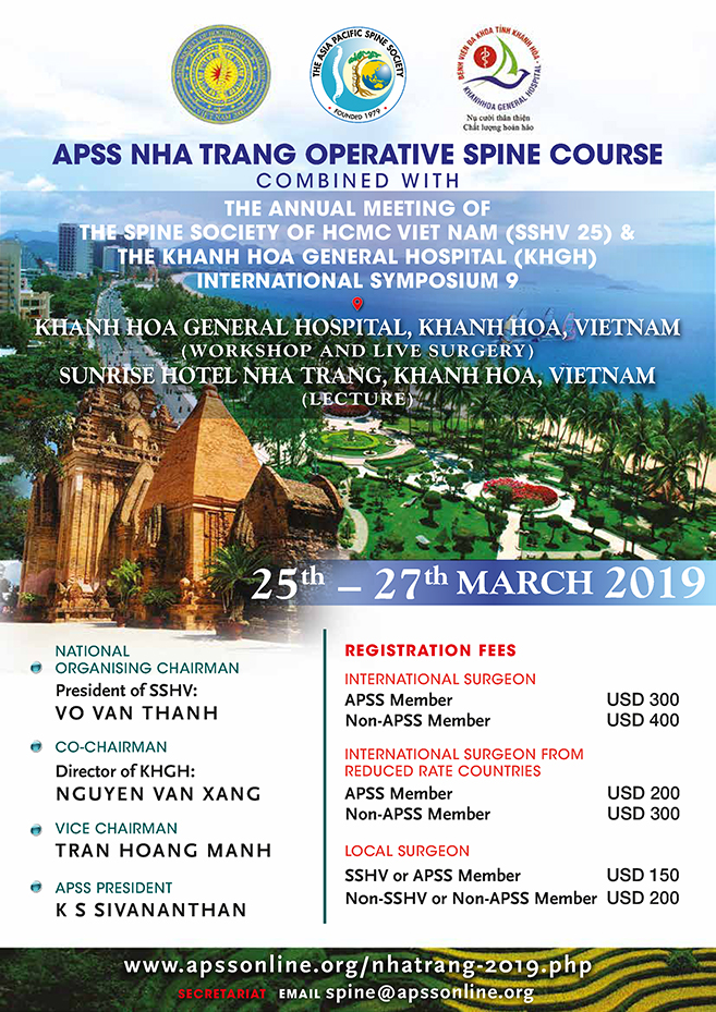 APSS Nha Trang Op Spine Course 2019